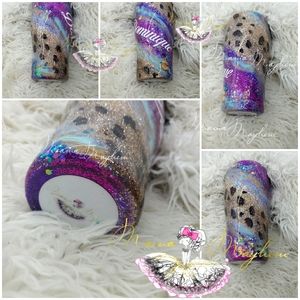 30 ounce curved stainless steel tumbler